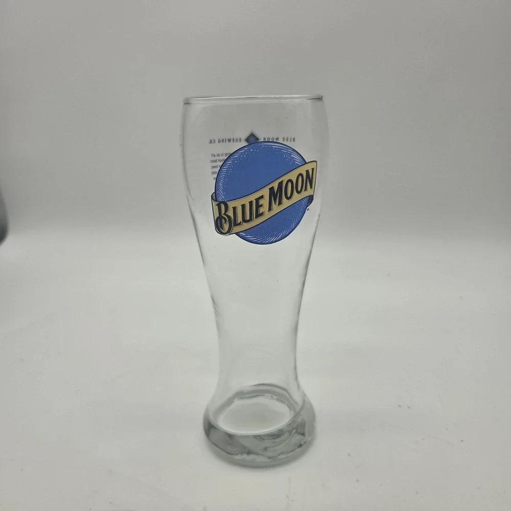Blue Moon 16 oz Pilsner Beer Glass 8